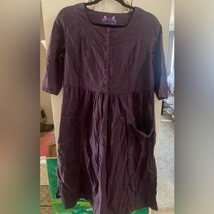 M - Gudrun Sjoden 10 Colors Dress - Eggplant